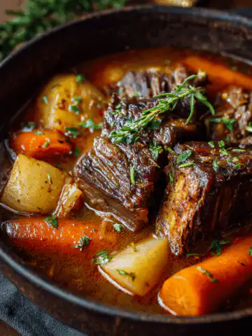 Apple Carrot Beef Rib Soup