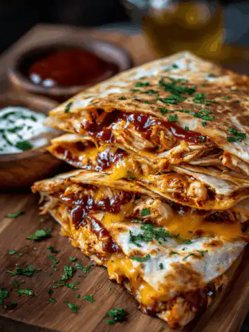 BBQ Chicken Quesadilla