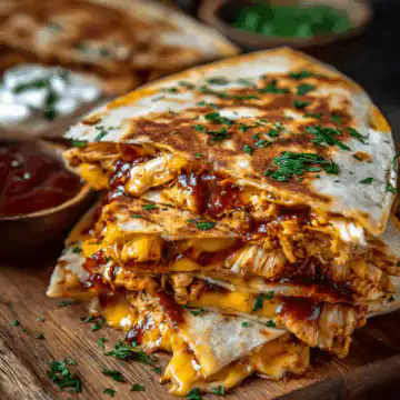 BBQ Chicken Quesadilla