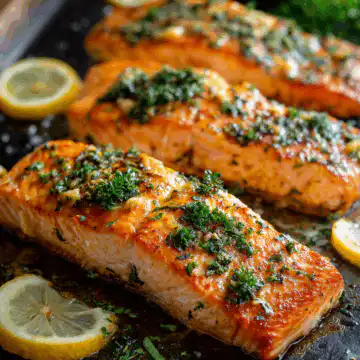 Baked Salmon Fillets Dijon