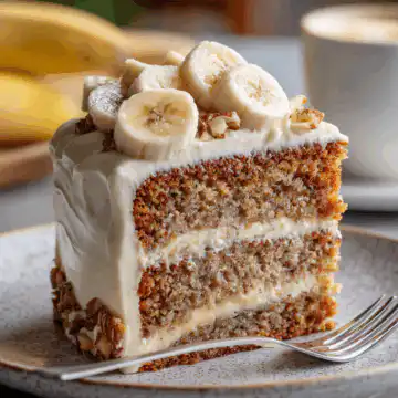 Banana Bread Cake with Cream Cheese Frosting