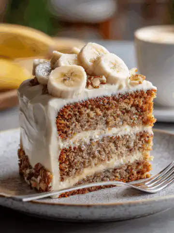 Banana Bread Cake with Cream Cheese Frosting