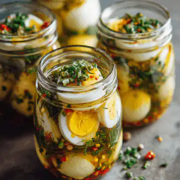 Beety Pickled Eggs