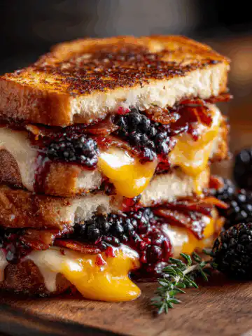 Blackberry Bacon Grilled Cheese