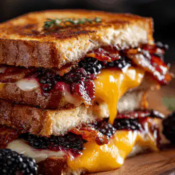 Blackberry Bacon Grilled Cheese