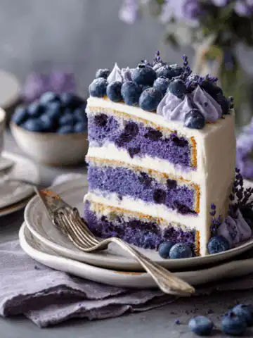 Blueberry Lavender Cake