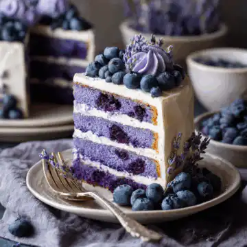Blueberry Lavender Cake
