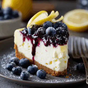 Blueberry Lemon Cheesecake