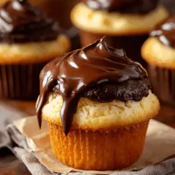Boston Cream Cupcakes