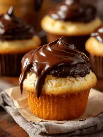 Boston Cream Cupcakes