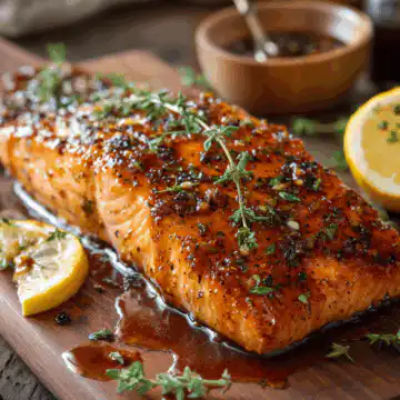 Brown Sugar Glazed Salmon