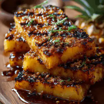 Brown Sugar Grilled Pineapple