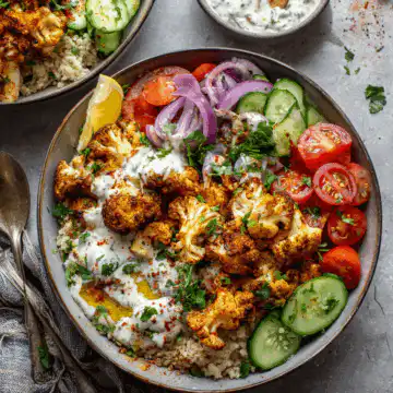 Cauliflower Shawarma Bowls