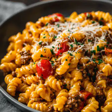 Cheeseburger Pasta Skillet