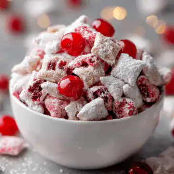 Cherry Cheesecake Puppy Chow