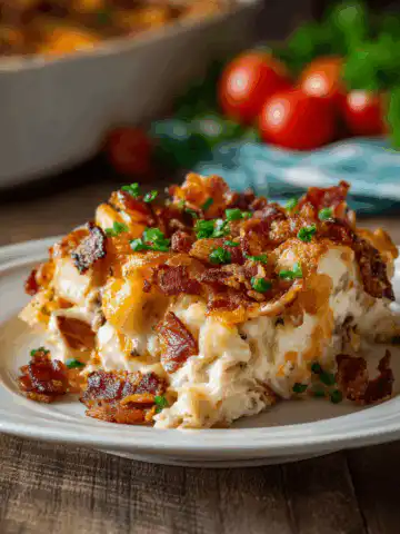 Chicken Bacon Ranch Casserole