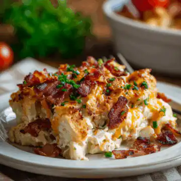 Chicken Bacon Ranch Casserole