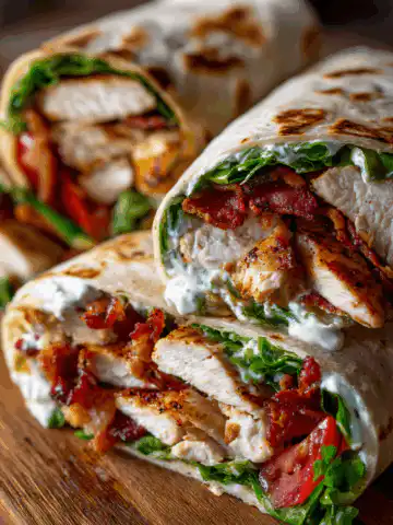 Chicken Bacon Ranch Wraps