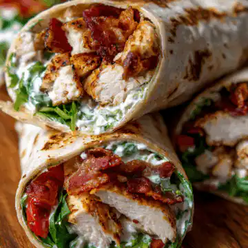 Chicken Bacon Ranch Wraps