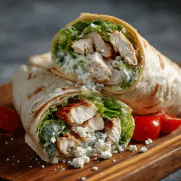 Chicken Caesar Wrap Recipe