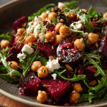 Chickpea, Beet & Feta Salad