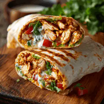 Chipotle Ranch Grilled Chicken Burrito Recipe