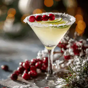 Christmas Lemon Drop Cosmo