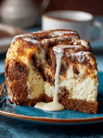 Cinnamon Roll Cheesecake