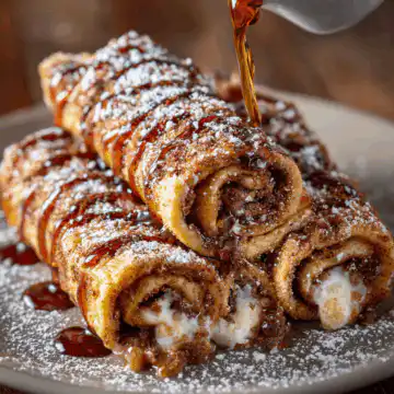 Cinnamon Roll French Toast Roll-Ups