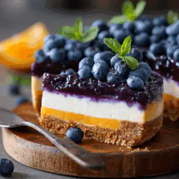 Citrus Blueberry Cheesecake