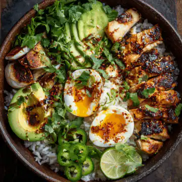 Coconut Chicken Rice Bowl