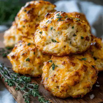 Crab Stuffed Cheddar Bay Biscuits