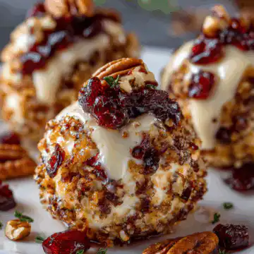 Cranberry Pecan Cheese Balls