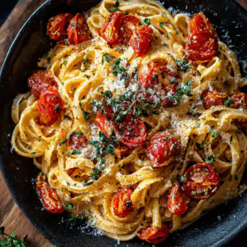 Creamy Basil Tomato Pasta