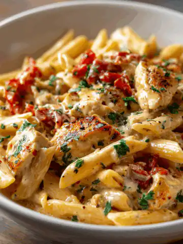 Creamy Cajun Chicken Pasta Soup