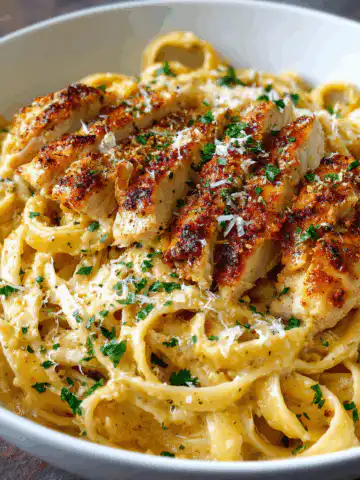 Creamy Garlic Parmesan Chicken Pasta