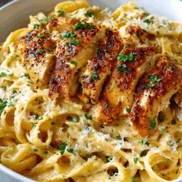 Creamy Garlic Parmesan Chicken Pasta