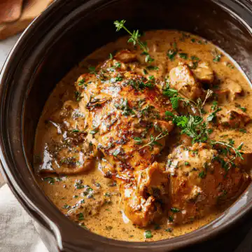 Crockpot Chicken and Gravy