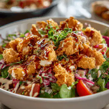 Delicious Crispy Chicken Salad