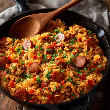 Delicious Sausage And Rice Recipe