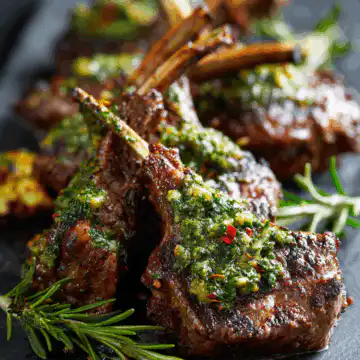 Easy Garlic Herb Lamb Chops