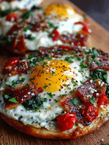 English Muffin Breakfast Pizza