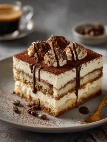 Espresso Elegance Tiramisu Cake