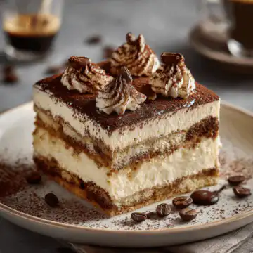 Espresso Elegance Tiramisu Cake