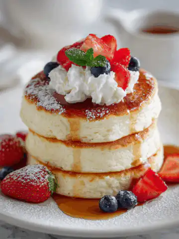Extra Fluffy Soufflé Pancakes