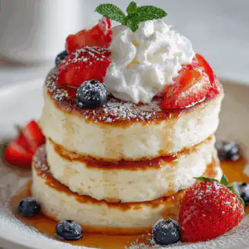 Extra Fluffy Soufflé Pancakes