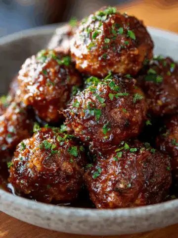 French Onion Meatballs