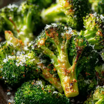 GARLIC PARMESAN ROASTED BROCCOLI