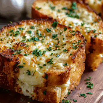 Garlic Bread Grilled Cheese