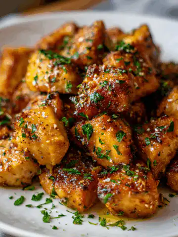Garlic Butter Chicken Bites
